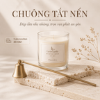 Chuông dập tắt nến LittleCandle dài 20 cm, phụ kiện tắt nến thơm tiện dụng – AC-002