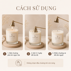 Chuông dập tắt nến LittleCandle dài 20 cm, phụ kiện tắt nến thơm tiện dụng – AC-002