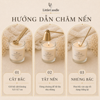 Bộ dụng cụ chăm sóc nến LittleCandle gồm kéo cắt bấc, chuông dập tắt nến và móc chỉnh bấc – AC-004