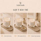 Khay Decor nến thơm LittleCandle, phụ kiện cho góc phòng và bàn làm việc phong cách tối giản – AC-006