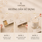 Hộp diêm nghệ thuật LittleCandle dùng châm nến thơm, trang trí và kết hợp bộ quà tặng – AC-007