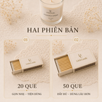 Hộp diêm nghệ thuật LittleCandle dùng châm nến thơm, trang trí và kết hợp bộ quà tặng – AC-007